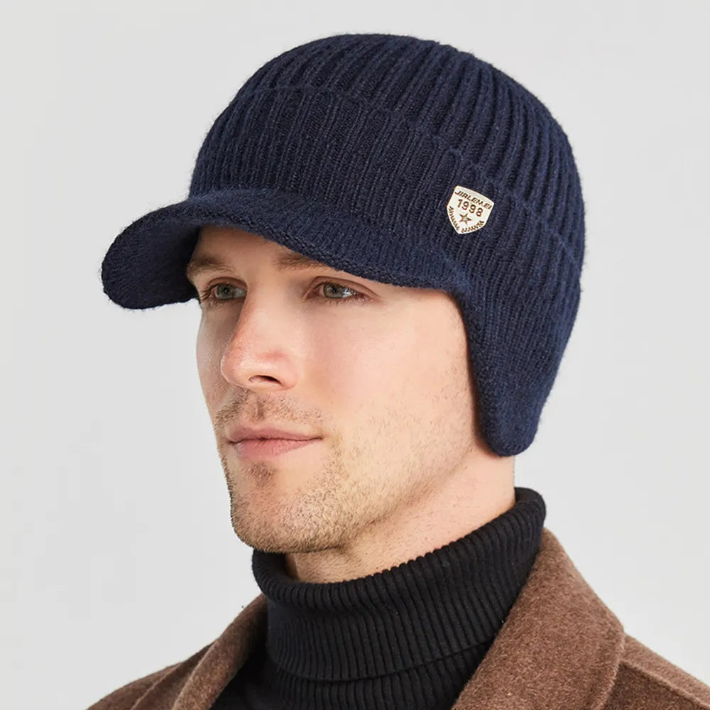 Herren Strickmütze mit Ohrenklappen – Kian