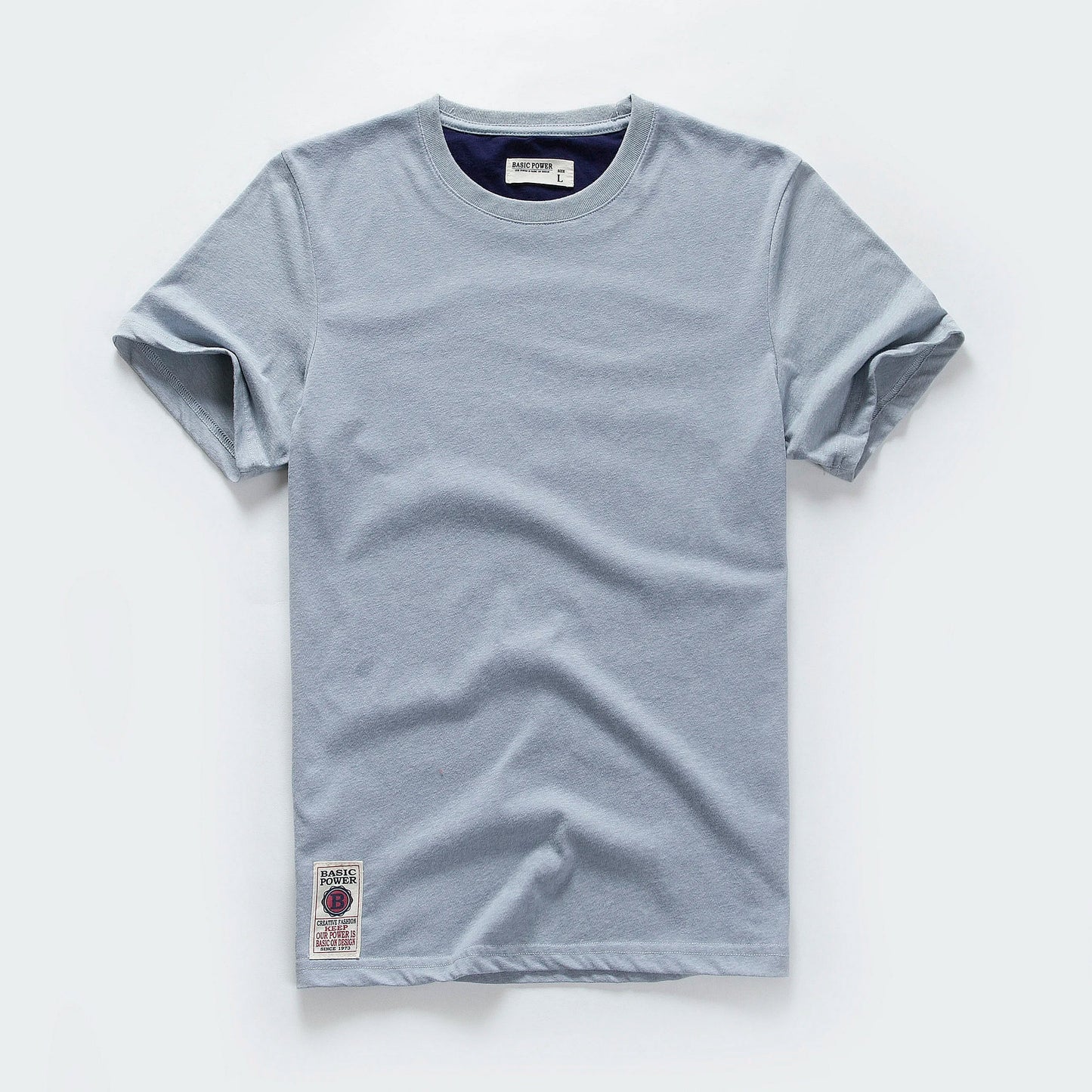 Klassisches Baumwoll-T-Shirt mit zeitlosem Look – Victor