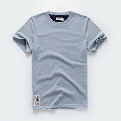 Klassisches Baumwoll-T-Shirt mit zeitlosem Look – Victor