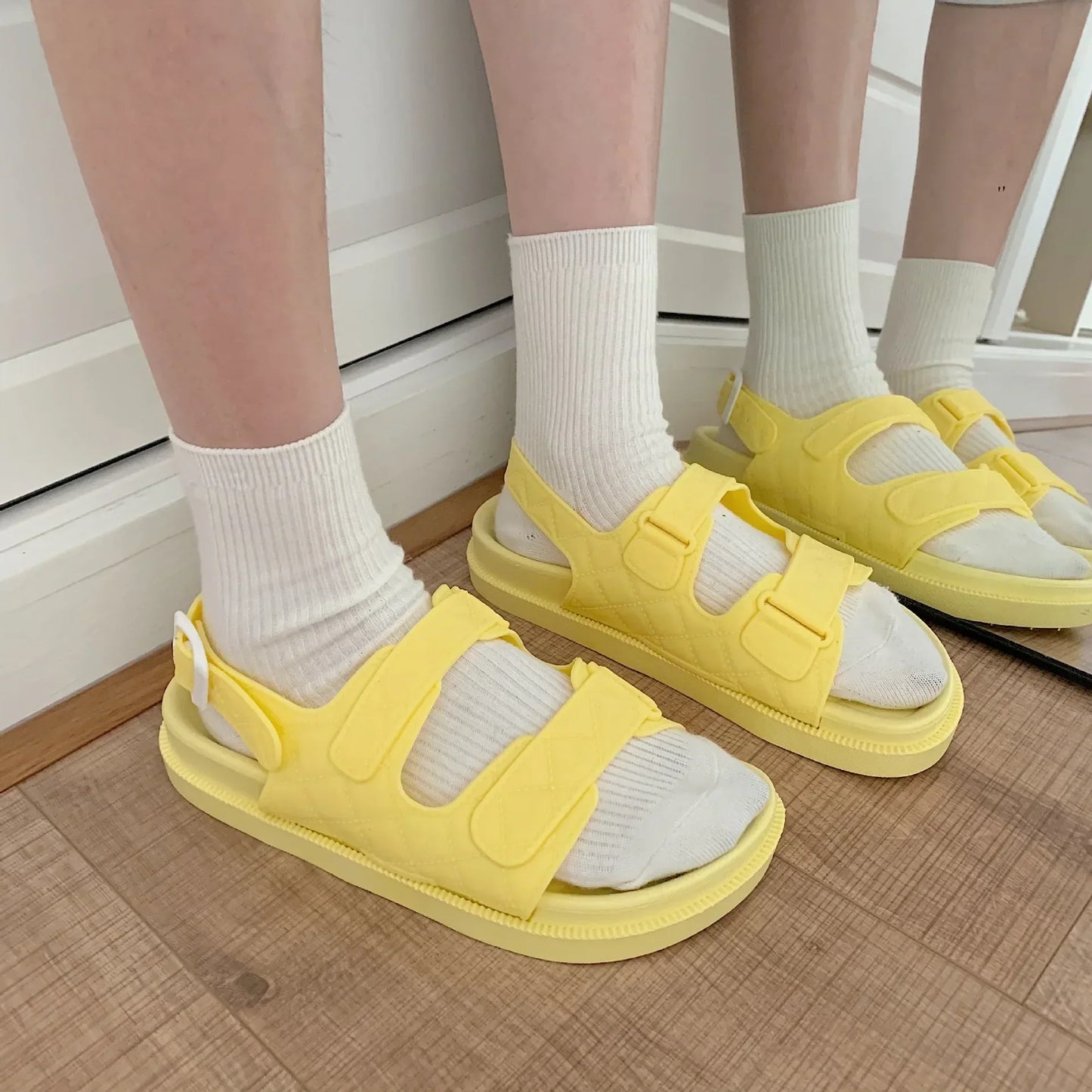 Trendige Plateau-Sandalen im Koreanischen Stil für Damen – Alina