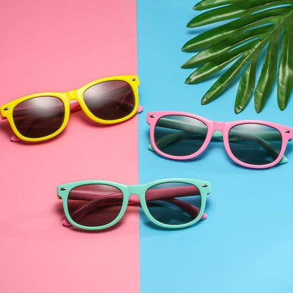 Kinder Sonnenbrille UV400 flexibel & bruchsicher – 1+1 Gratis – 3–8 Jahre