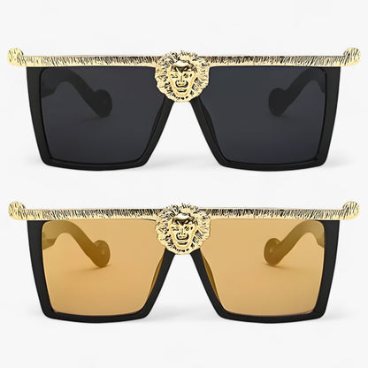 Retro Sonnenbrille mit Löwenstil – Ferrox
