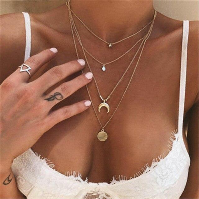 Halbmond-Anhänger - SelaniaNecklace 
