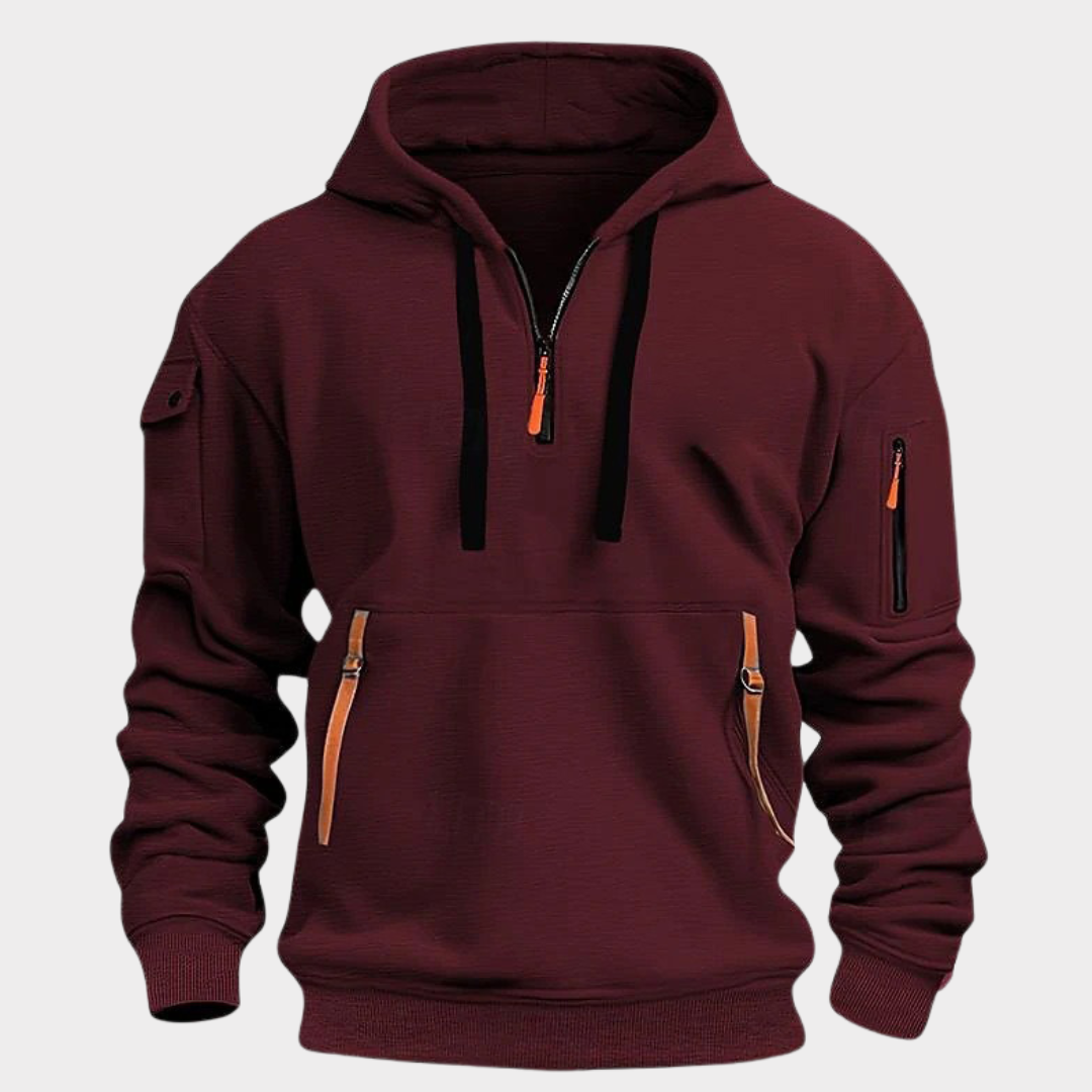 Halbzip Kapuzenpullover Herren - Diego
