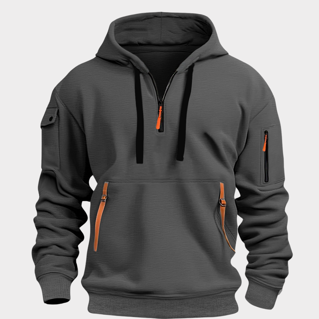 Halbzip Kapuzenpullover Herren - Diego