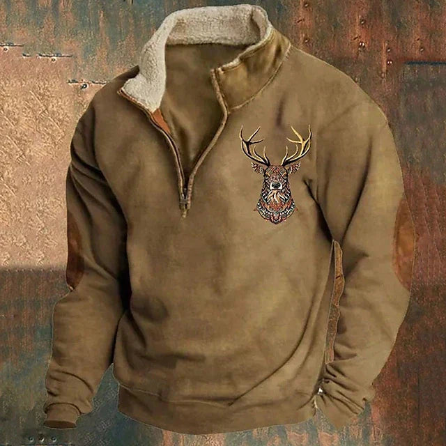 Halbzip Pullover Mit Kragen - Arvid