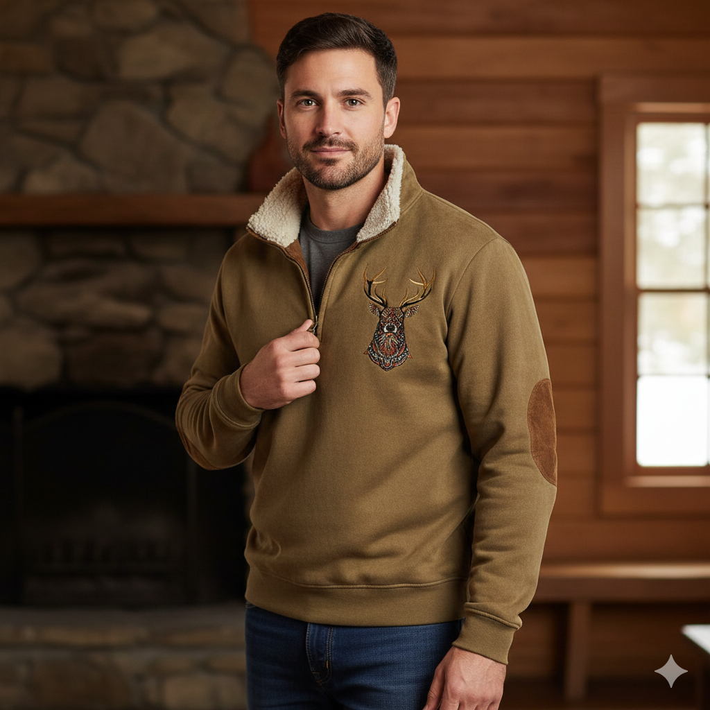 Halbzip Pullover Mit Kragen - Arvid