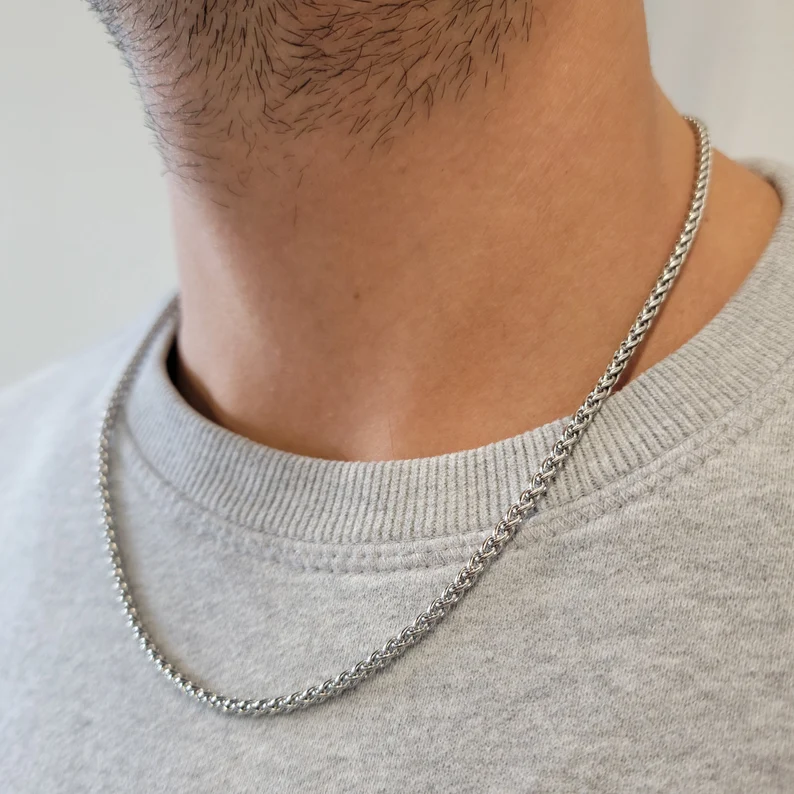 Halskette Aus Silber - PowerChain 