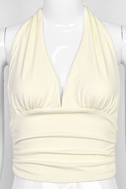 Halter Neck Bodycon Top - Michaela
