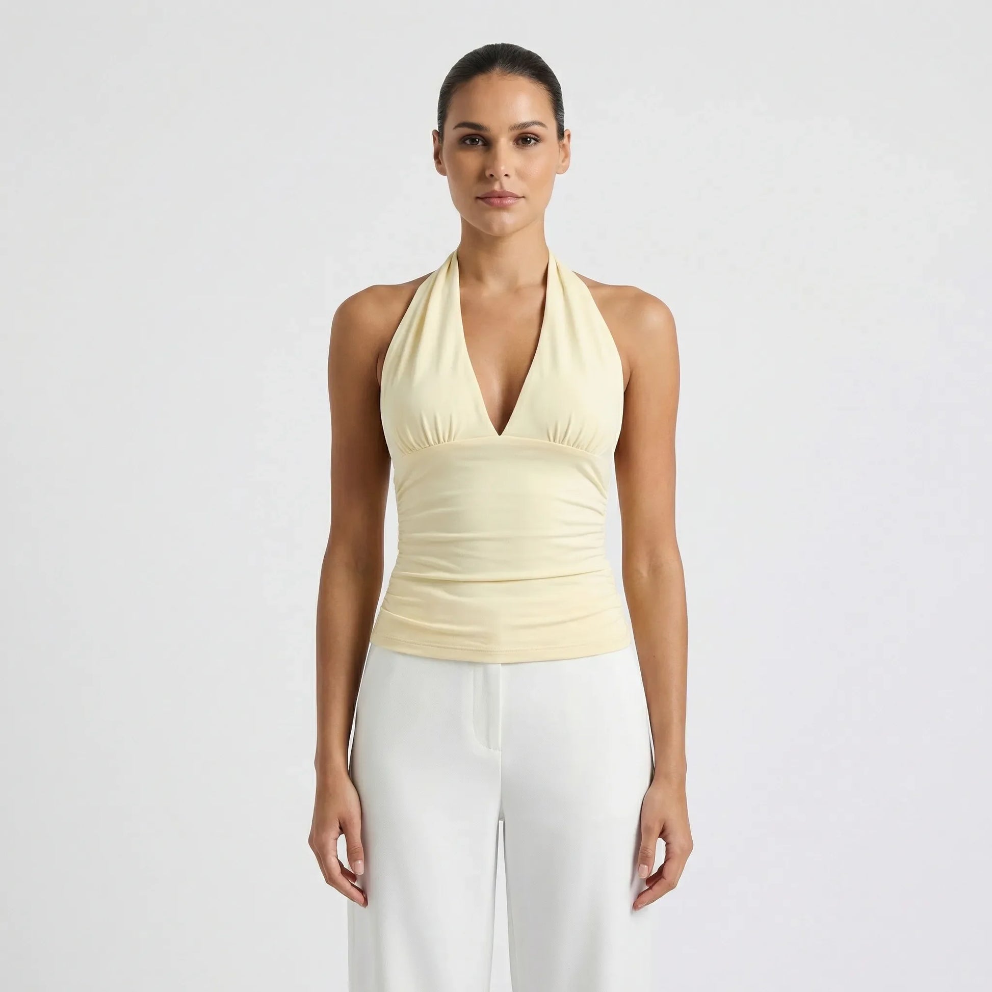 Halter Neck Bodycon Top - Michaela
