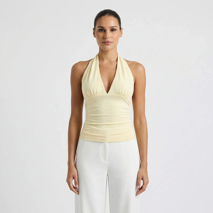 Halter Neck Bodycon Top - Michaela