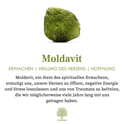 Handgefertigte Halskette - MoldaviteLux 