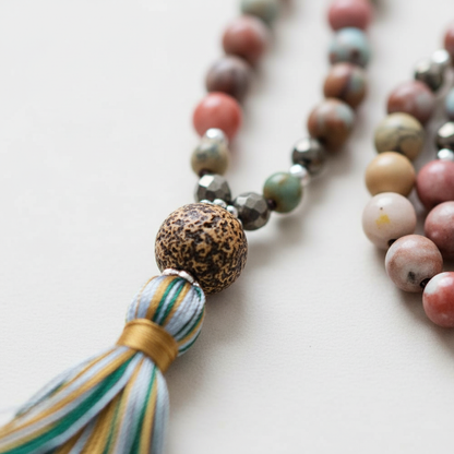 Handgefertigte Mala Kette - HeartMala 