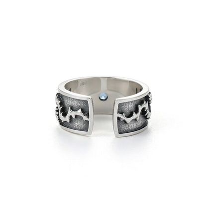 Handgefertigter Silberring - ProtectionRing 