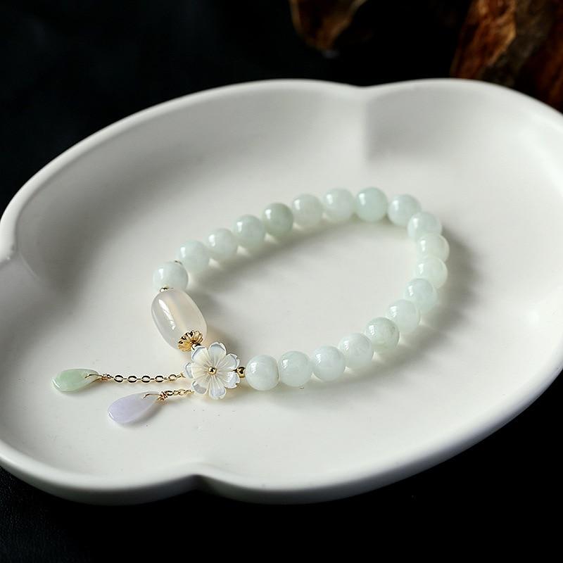 Handgefertigtes Armband - JadeGlow 