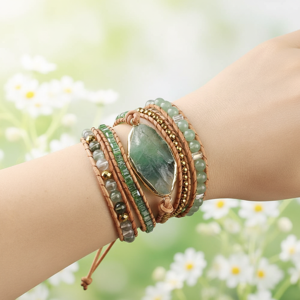 Handgefertigtes Wickelarmband - HarmonyBand 