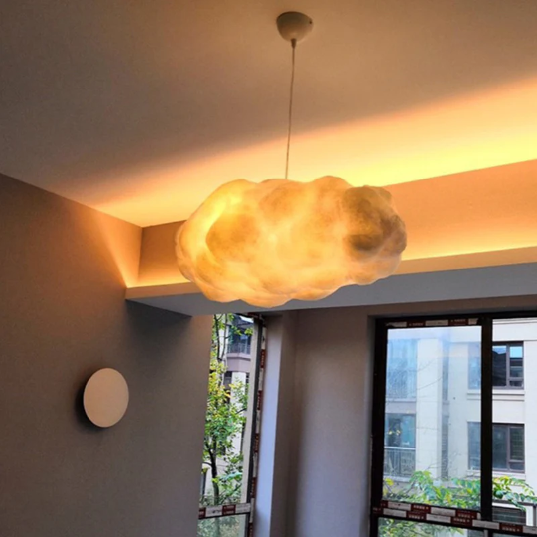 Hängelampe Wolkenform PVC Baumwolle - Cloudora