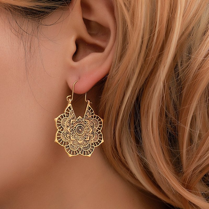 Hängende Ohrringe - MandalaJewelry 