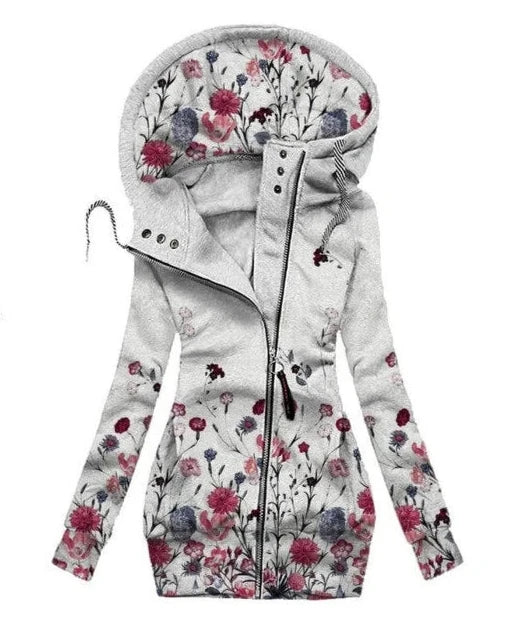 Damen Herbst-Schmetterling Kunst Cardigan – Alina