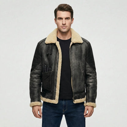Herren-Jacke Im Lammfell-Stil - Thies