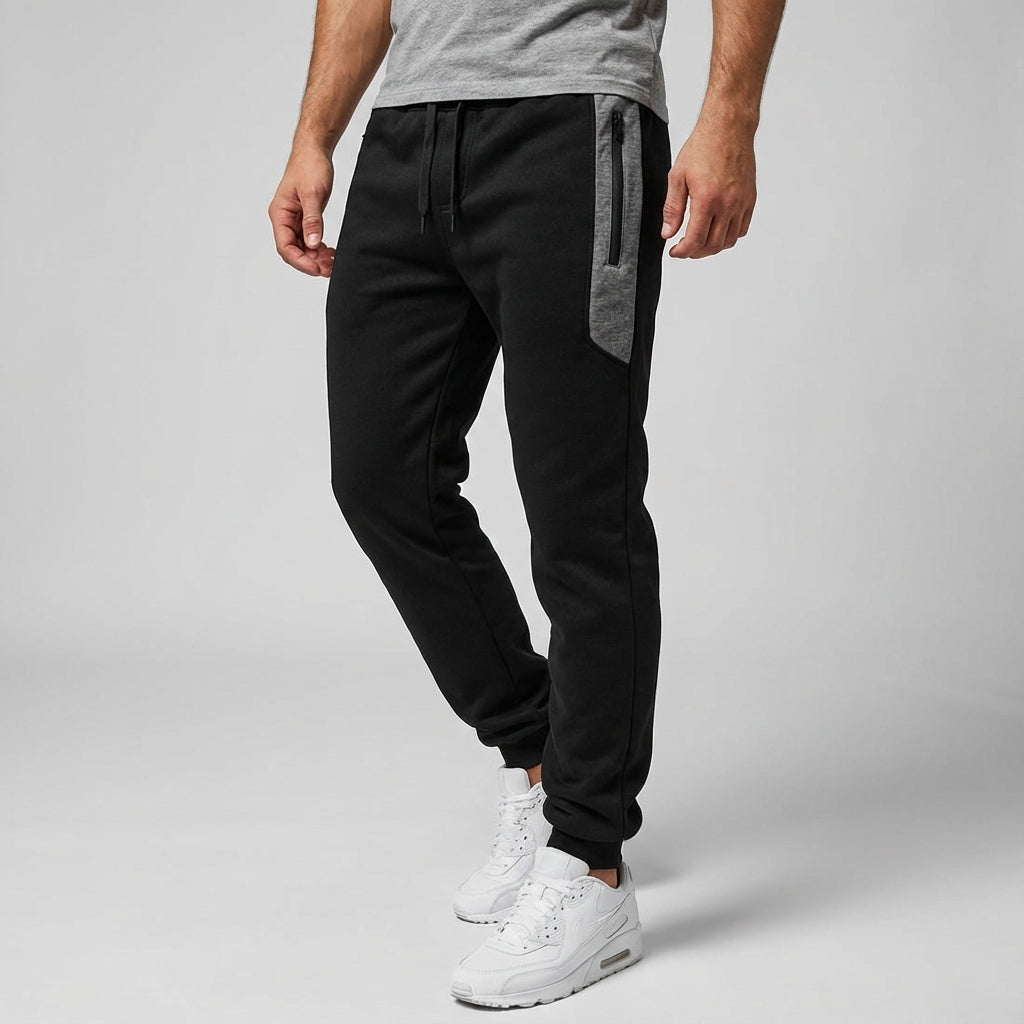 Herren Slim Joggerhose Mit Reißverschlüssen - Jerome