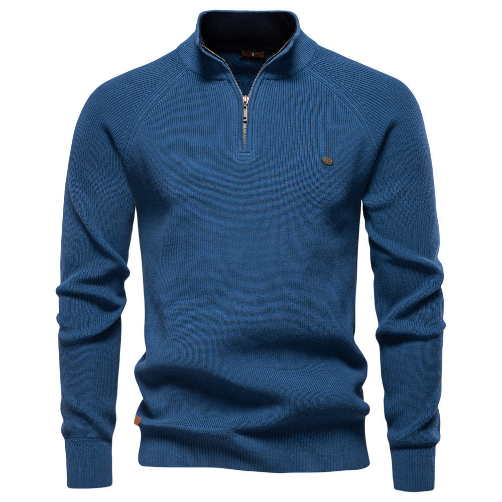 Herrenpullover Mit Halbem Reißverschluss - Mateo