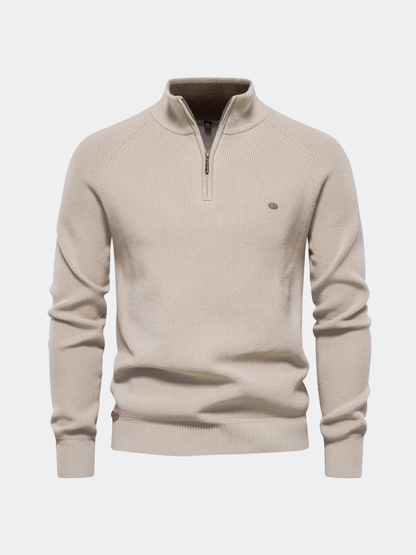 Herrenpullover Mit Halbem Reißverschluss - Mateo