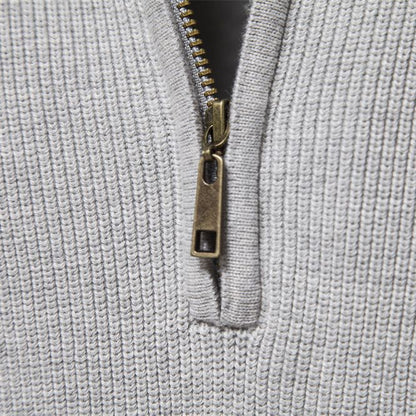 Herrenpullover Mit Halbem Reißverschluss - Mateo