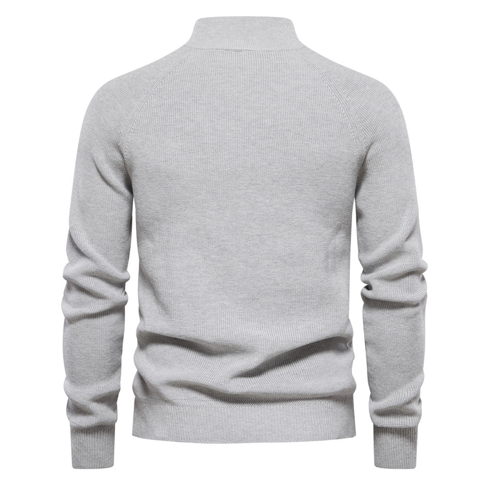 Herrenpullover Mit Halbem Reißverschluss - Mateo