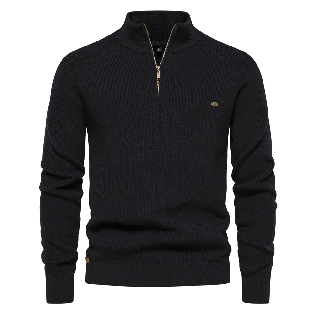 Herrenpullover Mit Halbem Reißverschluss - Mateo