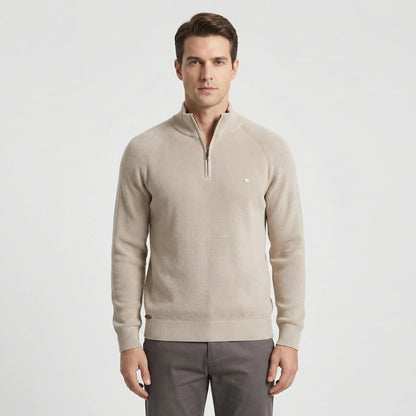 Herrenpullover Mit Halbem Reißverschluss - Mateo
