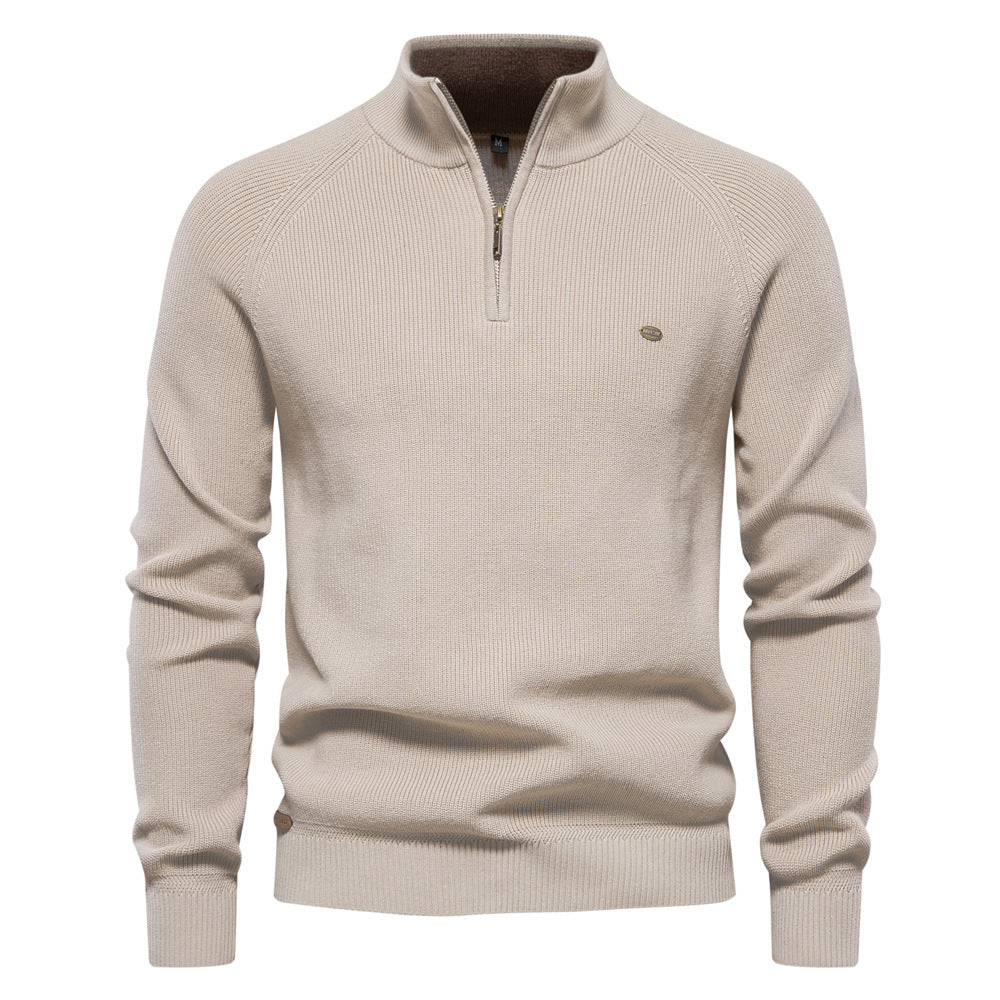 Herrenpullover Mit Halbem Reißverschluss - Mateo