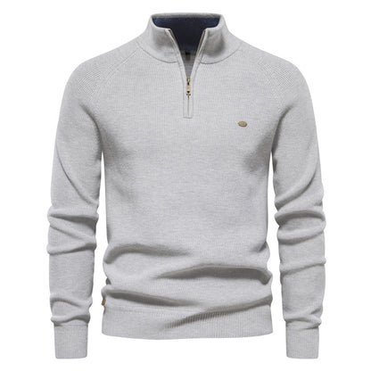 Herrenpullover Mit Halbem Reißverschluss - Mateo