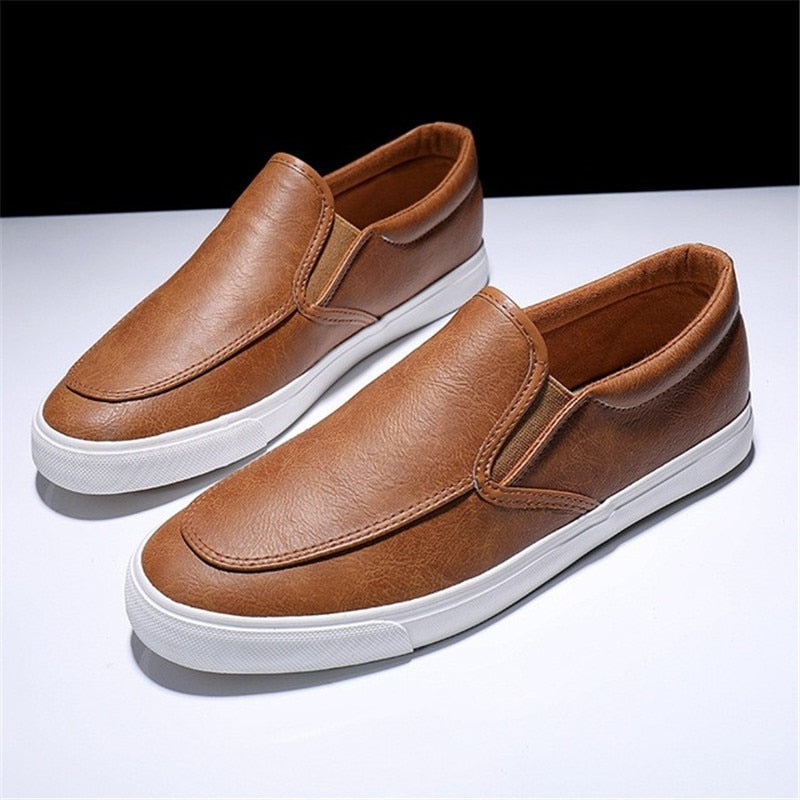 Herren-Slip-on-Ledersneaker – Jonas