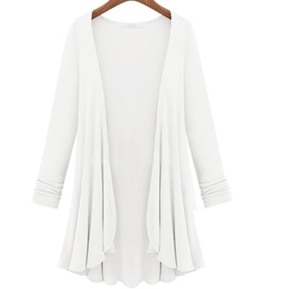 Damen-Cardigan mit Rüschen – Herbstzauber Elena