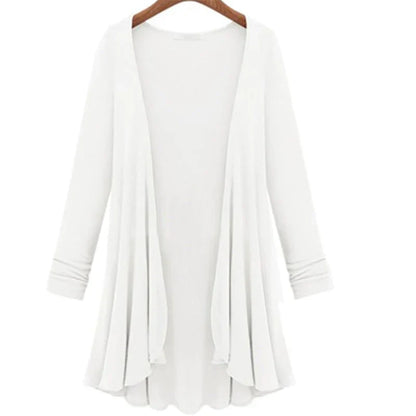 Damen Strick-Cardigan mit Rüschen – Chiara Herbstzauber