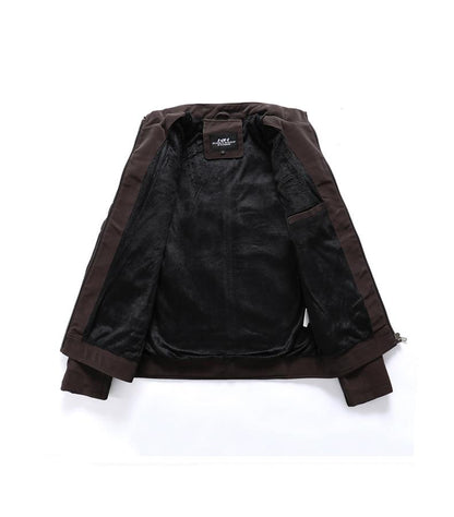 Herren-Bikerjacke mit Stehkragen – Rafael Herbstedition