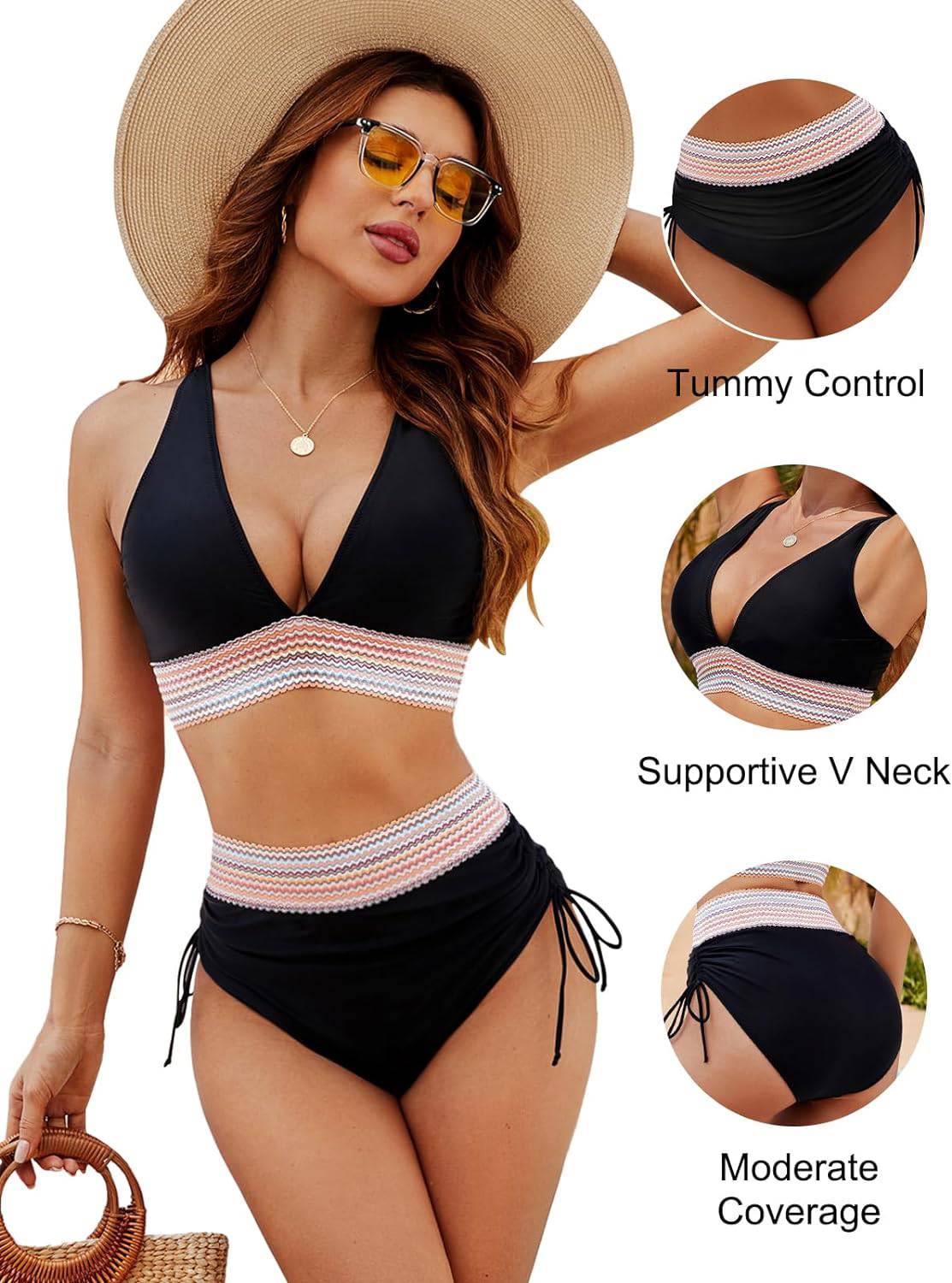 High Waisted Bikini Set - Mandy
