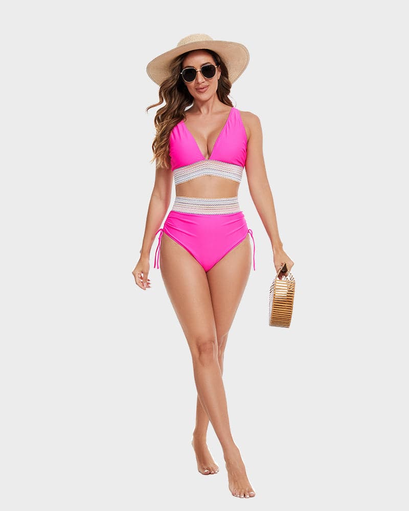 High Waisted Bikini Set - Mandy