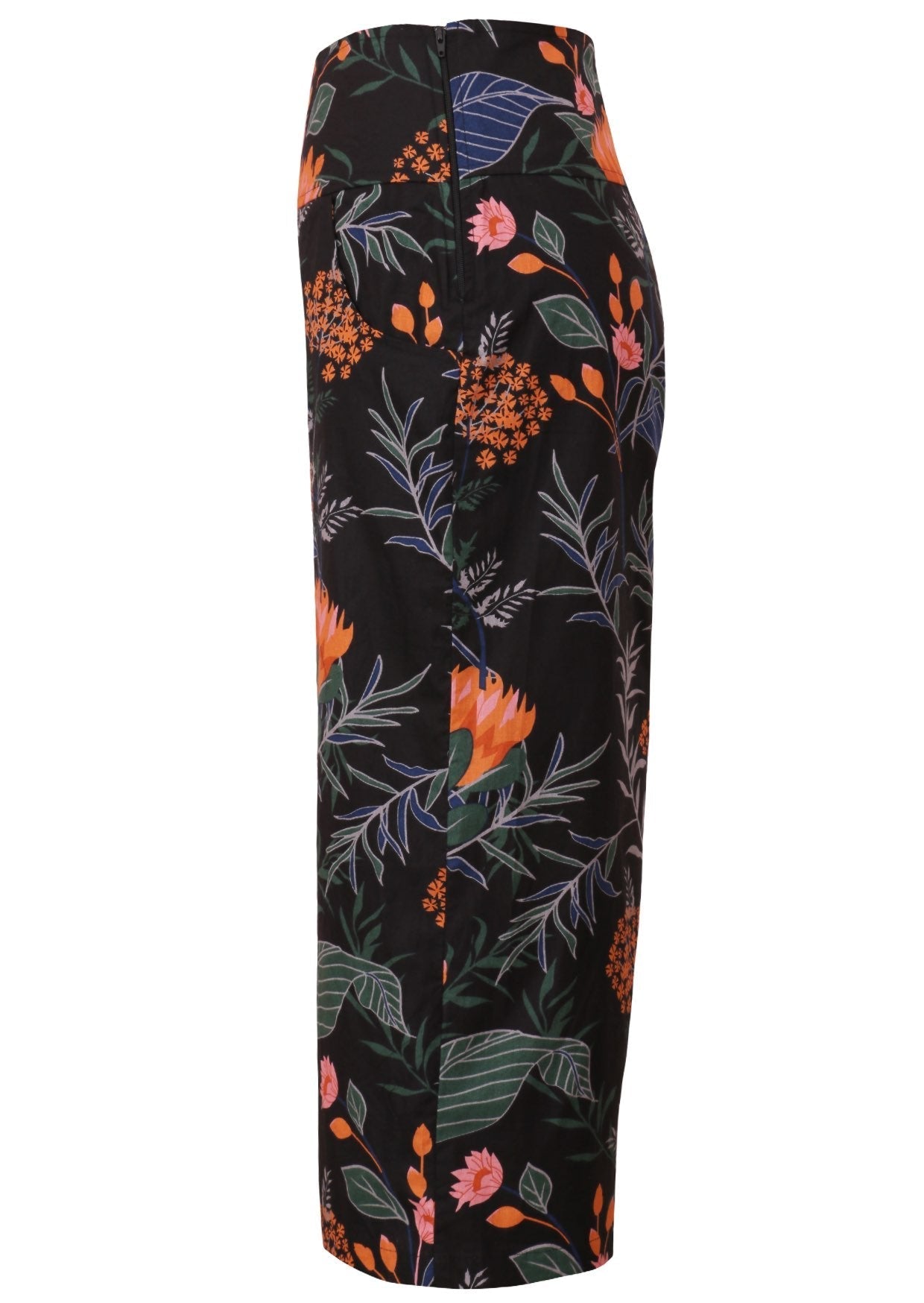 Hohe Taille Weit Geschnittene Hose - Amina
