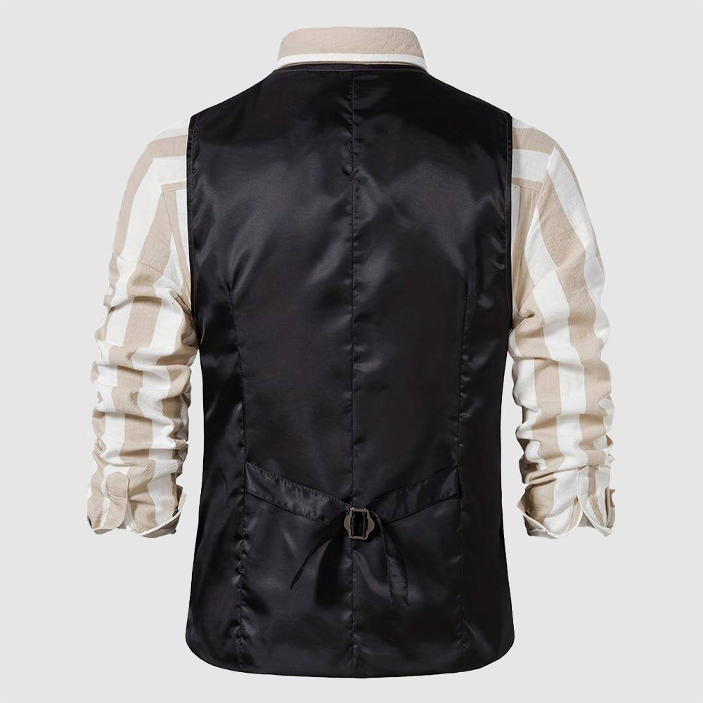 Vintage Herren Weste mit Karomuster – Henri