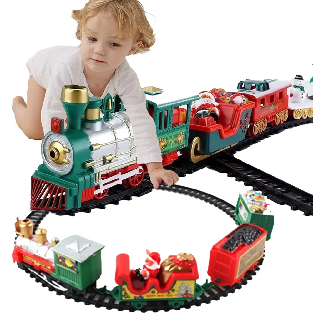 Elektrische Weihnachtsbaum-Eisenbahn für festliche Deko – FestExpress