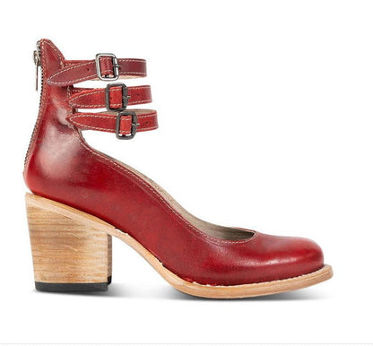 Herbstliche & stilvolle Damen Lederschuhe mit rutschfester Sohle – Amalia