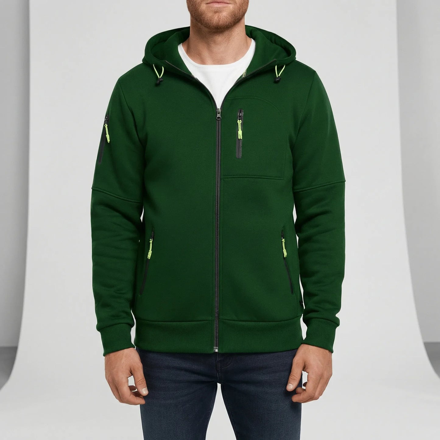 Kapuzenjacke Mit Durchgehreißverschluss - Noel
