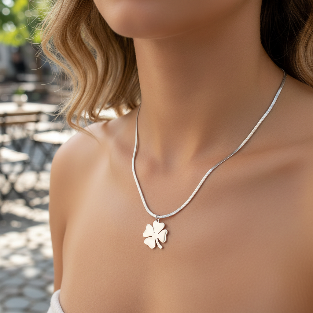Kette Mit Schlange-Klinge - CloverCharm 