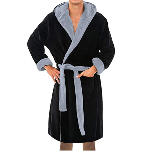 Kimono-Style Belted Bath Robe - Mario