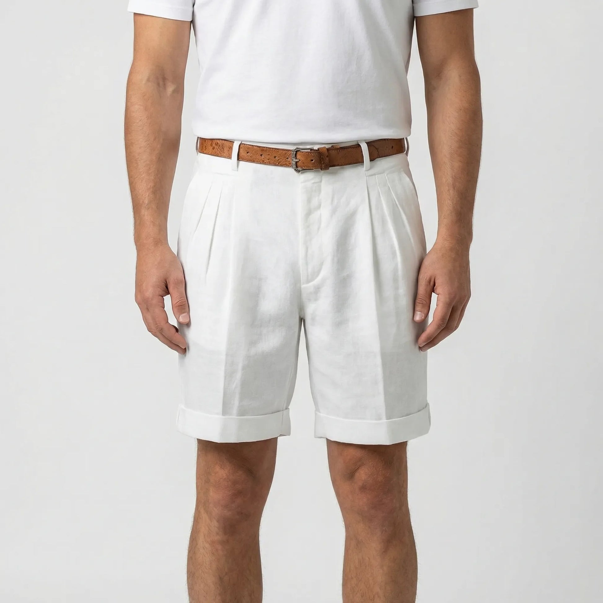 Klassische Herrenshorts Mit Bundfalten - Erick