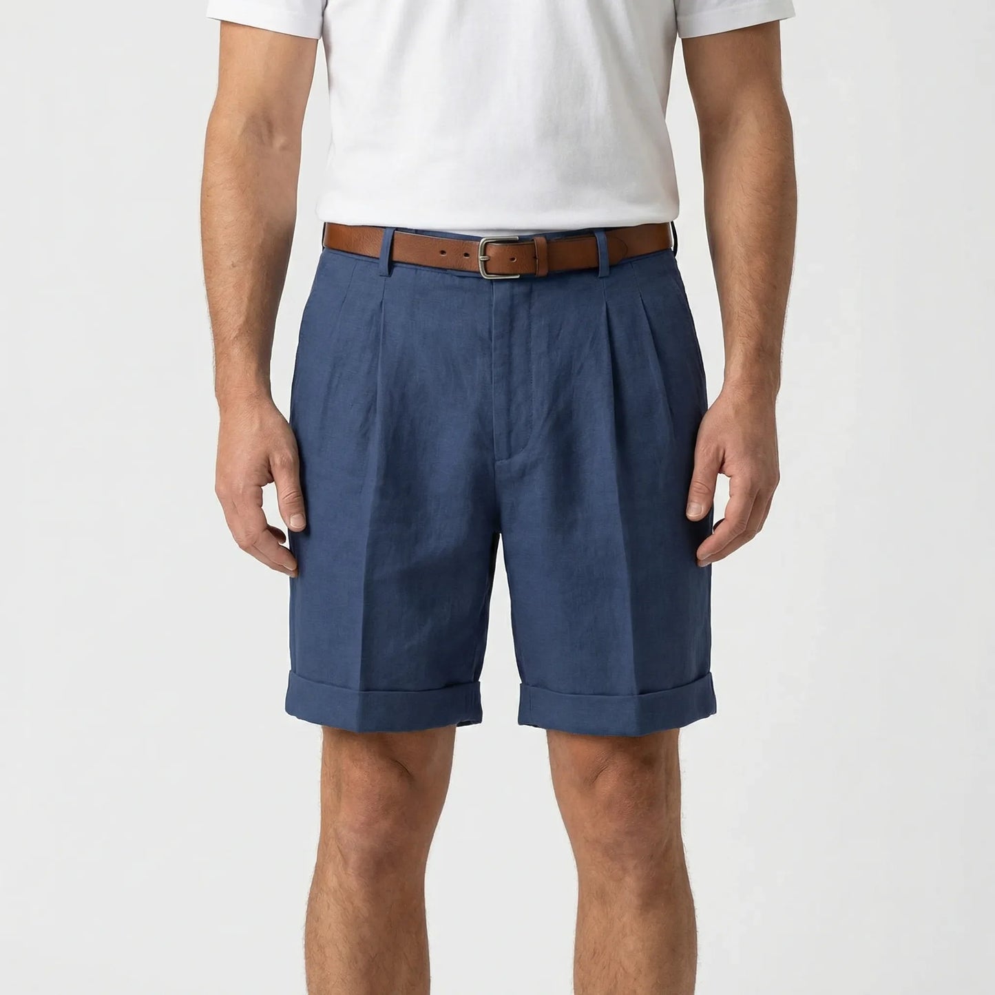 Klassische Herrenshorts Mit Bundfalten - Erick