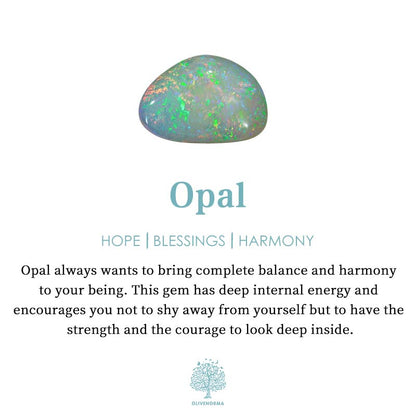 Kleeblatt-Ohrringe Aus Opal - LuckStone 