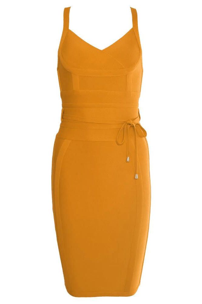 Knieumspielendes Figurbetontes Kleid - Alena